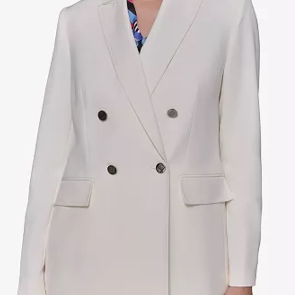 KARL LAGERFELD PARIS  NWT Double-Breasted Blazer - Picture 5 of 9